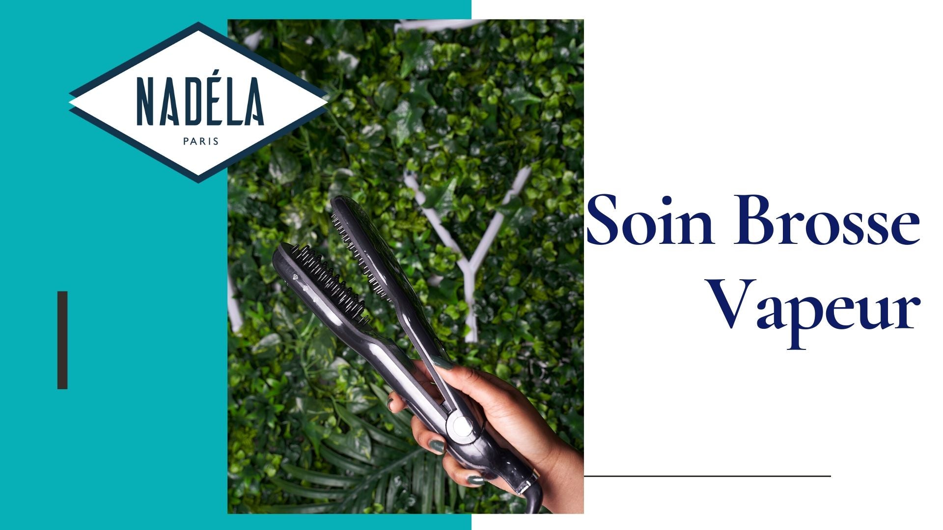 brosse à vapeur pour lisser les cheveux