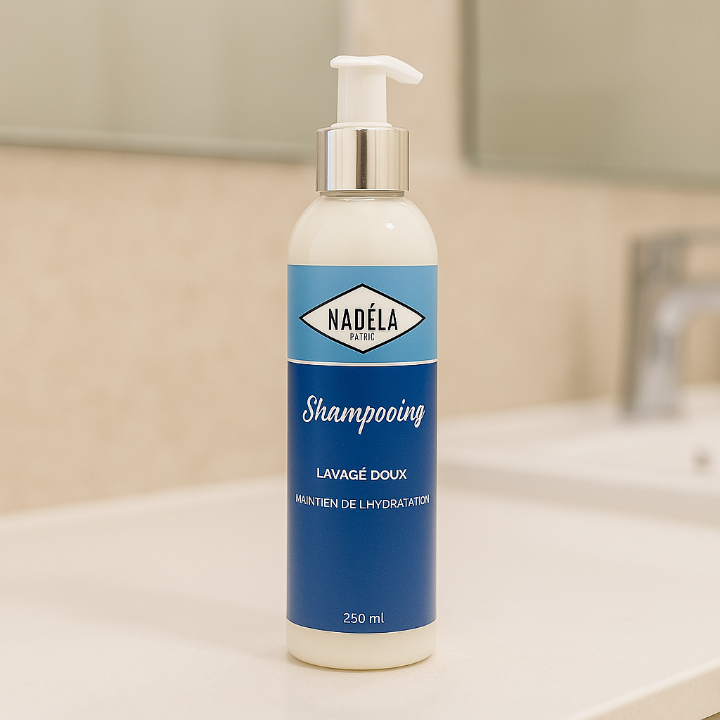 Shampoing Faible porosité, ingrédients 100% naturels NADELA PARIS