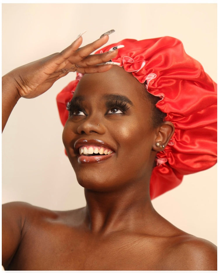 Bonnet satin Rubis Braisé NADELA PARIS